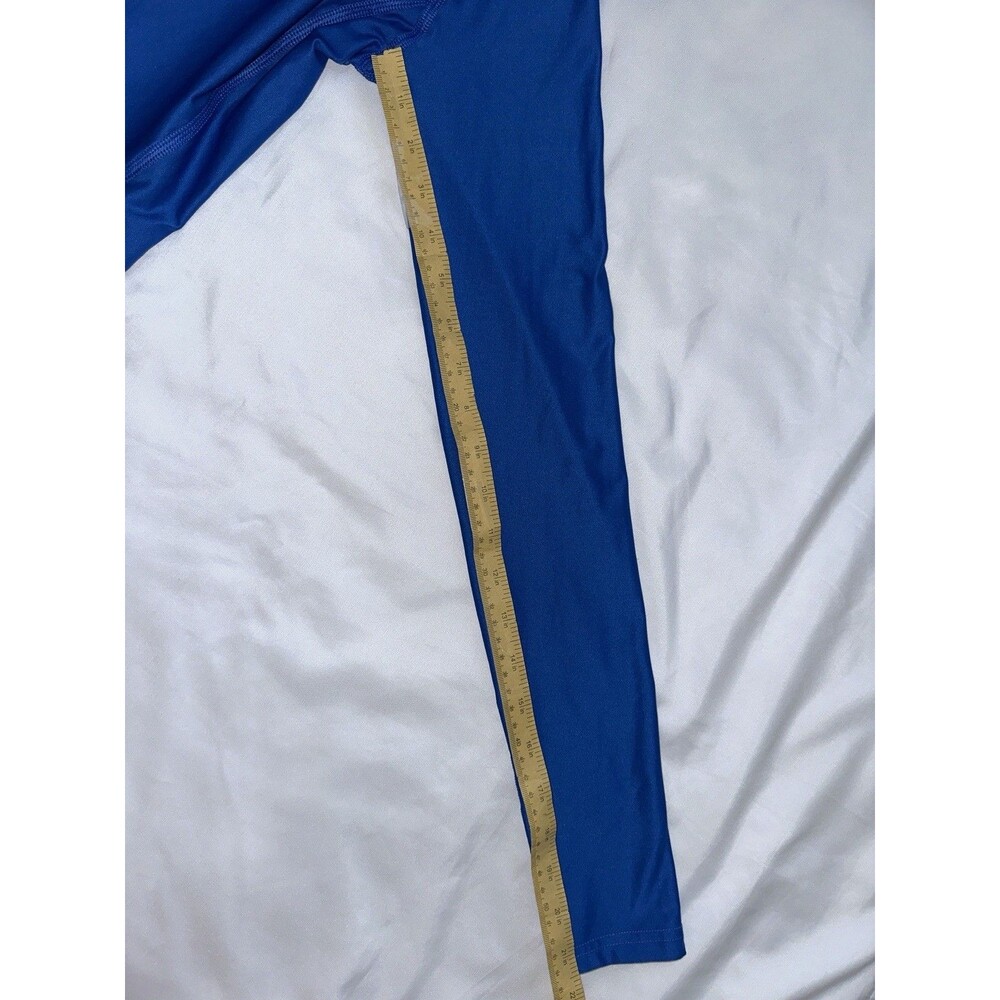Reebok Women’s Large Shirt Blue Long Sleeve Comfort Stretch Athletic Top - Picture 5 of 7